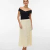 Awblakely langer Rock mit hoher Taille