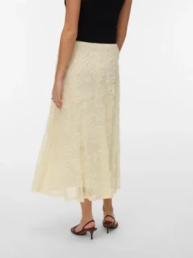Awblakely langer Rock mit hoher Taille