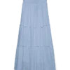 Awkeeley langer Rock mit hoher Taille