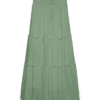 Awkeeley langer Rock mit hoher Taille