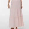 Awkeeley langer Rock mit hoher Taille