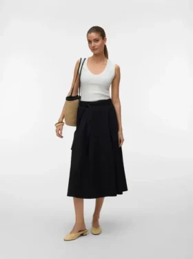Awliva Midirock mit hoher Taille