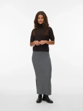 Awlorella langer Rock mit hoher Taille