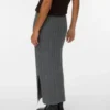 Awlorella langer Rock mit hoher Taille