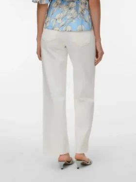 Awrena Jeans mit mittlerer Leibhöhe und weitem Bein