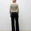 Awrena Jeans mit mittlerer Leibhöhe und weitem Bein