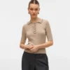 Awshirli Strick-Polo-Hemd