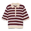 Awsikita Strick-Polo-Hemd