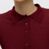 Awsikita Strick-Polo-Hemd