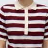 Awsikita Strick-Polo-Hemd