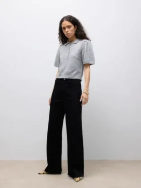 Awtassa Strick-Polo-Hemd