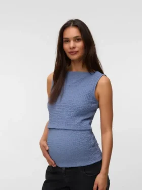 Bodycon-Fit-Top mit U-Boot-Ausschnitt
