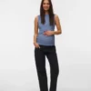 Bodycon-Fit-Top mit U-Boot-Ausschnitt