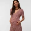 Bodycon-Fit-Top mit V-Ausschnitt