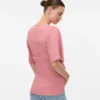 Bodycon-Fit-Top mit V-Ausschnitt
