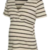 Bodycon-Fit-Top mit V-Ausschnitt