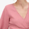 Bodycon-Fit-Top mit V-Ausschnitt