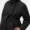 Gesteppte Jacke mit hohem Stehkragen
