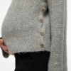 Gestrickter Pullover für Umstandsmode