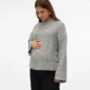 Gestrickter Pullover für Umstandsmode