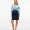Kurzer Short-Röck mit hoher Taille