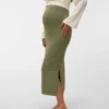 Langer Rock mit hoher Taille