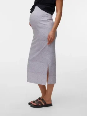 Langer Rock mit hoher Taille