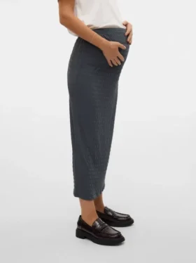 Midi-Rock mit hoher Taille