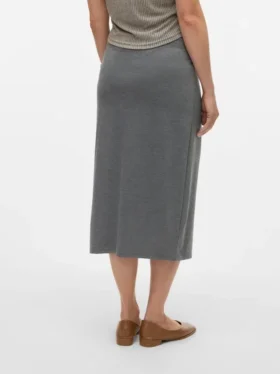 Midi-Rock mit hoher Taille