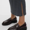 Midi-Rock mit hoher Taille