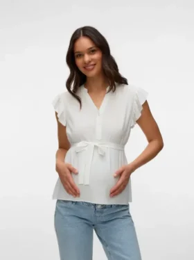 Oberteil mit China-Kragen in Regular-Fit