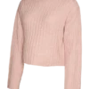 Pullover mit kurzer Passform und Rundhalsausschnitt