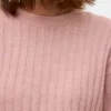 Pullover mit kurzer Passform und Rundhalsausschnitt