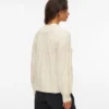 Pullover mit normaler Passform und hohem Kragen