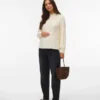 Pullover mit normaler Passform und hohem Kragen