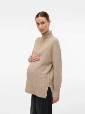 Pullover mit Rollkragen in Regular-Fit