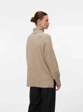 Pullover mit Rollkragen in Regular-Fit