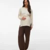 Pullover mit Rundhalsausschnitt und normaler Passform