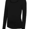 Slim-Fit-Top mit U-Ausschnitt