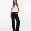 Snrancy Jeans mit mittlerer Leibhöhe und weitem Bein