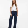 Snrancy Jeans mit mittlerer Leibhöhe und weitem Bein
