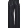 Snrancy Jeans mit mittlerer Taillenhöhe und weitem Bein