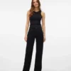 Snrancy Jeans mit mittlerer Taillenhöhe und weitem Bein