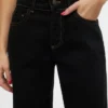 Snrancy Jeans mit mittlerer Taillenhöhe und weitem Bein