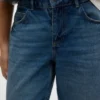Snrancy Jeans mit mittlerer Taillenhöhe und weitem Bein
