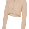 Strickcardigan mit Rundhalsausschnitt und normaler Passform aus Strickwaren
