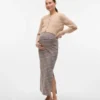 Strickcardigan mit Rundhalsausschnitt und normaler Passform aus Strickwaren