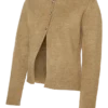 Strickjacke mit Rundhalsausschnitt aus Strickwaren in Regular-Fit