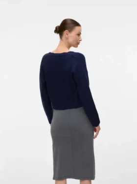 Strickjacke mit V-Ausschnitt aus Strickwaren in Regular-Fit