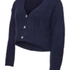 Strickjacke mit V-Ausschnitt aus Strickwaren in Regular-Fit